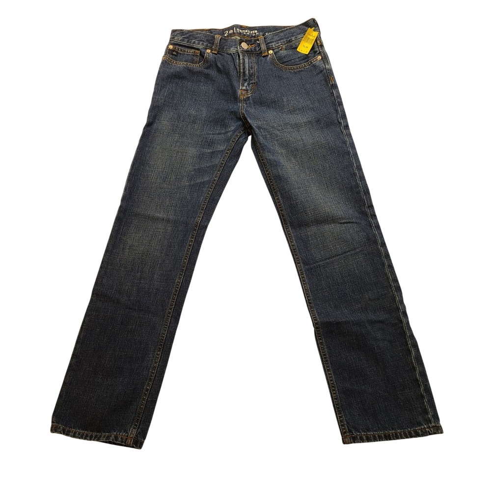 Quiksilver Straight Fit Jeans Mens‎ Wash Blue Denim 28x28  Five pocket Pants